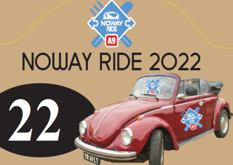 NoWay Ride Rally zaterdag 2 juli van start. Schrijf je deze week nog in!