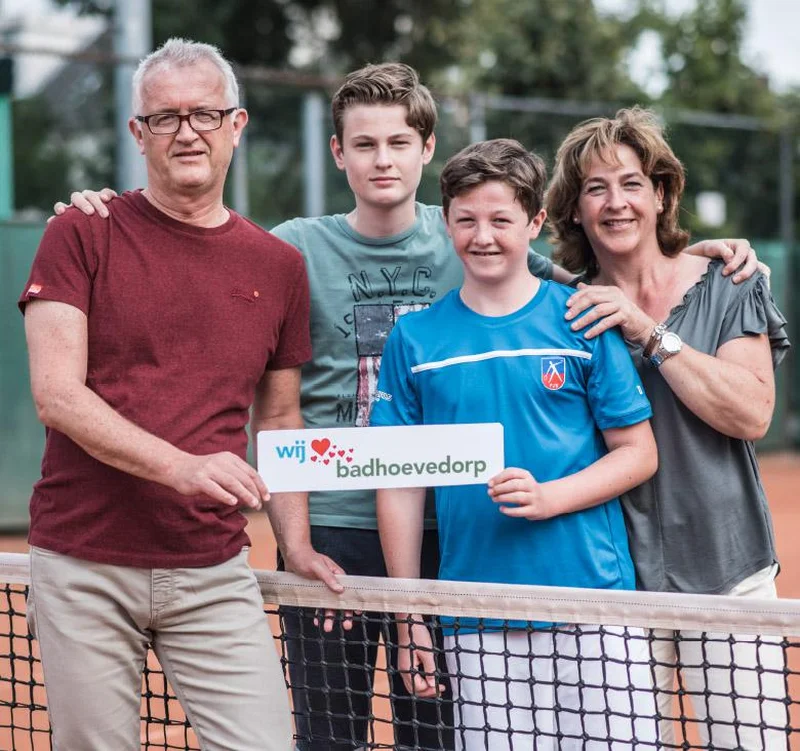 Tennissen bij TV Badhoevedorp