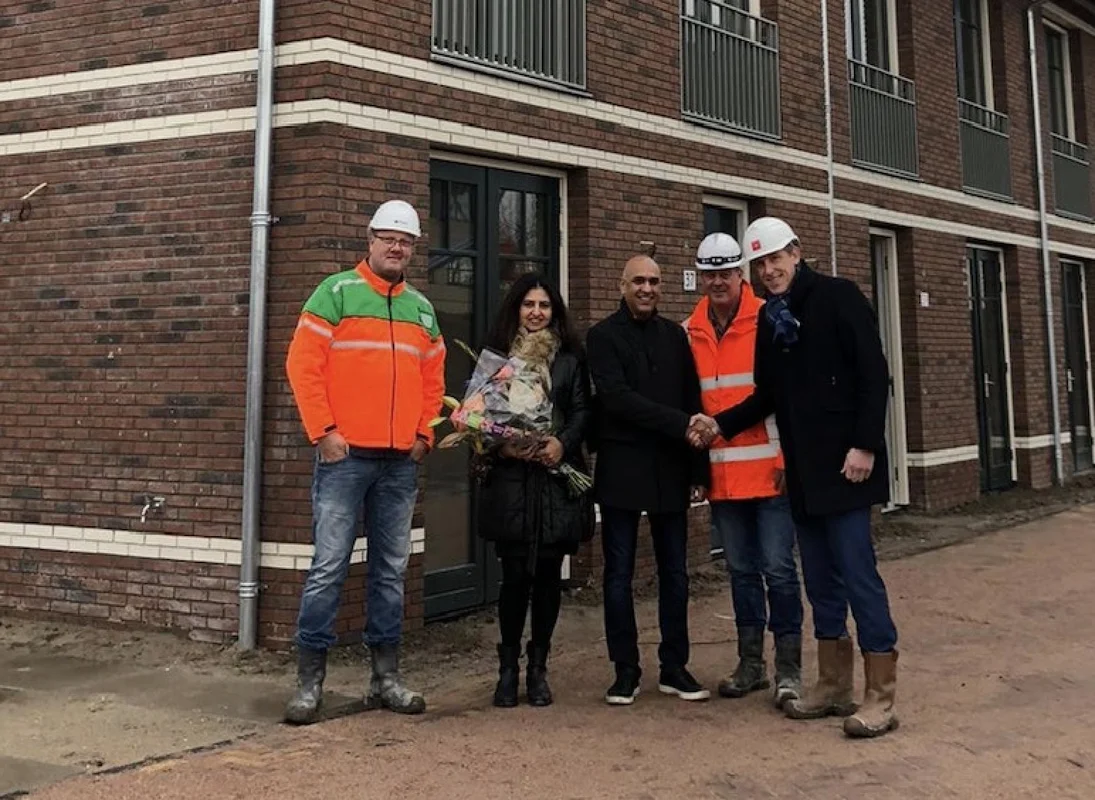 De eerste woning in Quatrebras Badhoevedorp is opgeleverd!